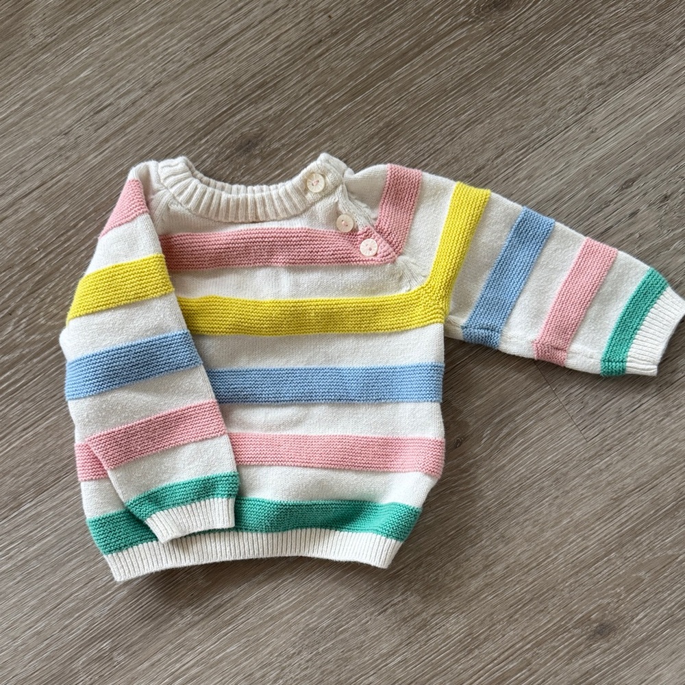 H&M Cream and Pastel Colour Knit